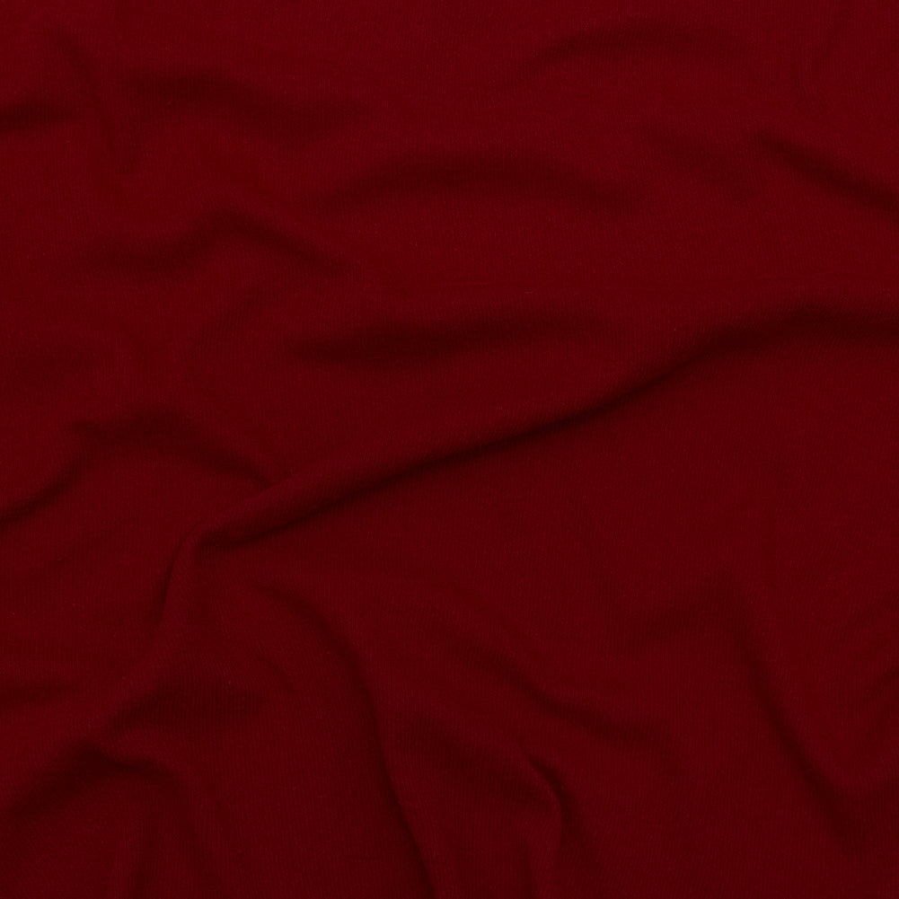 Italian Aurora Red Reversible Wool Double Knit